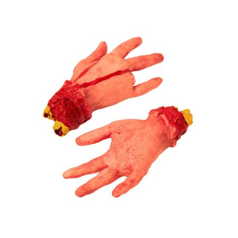 Halloween levágott kéz dekoráció
