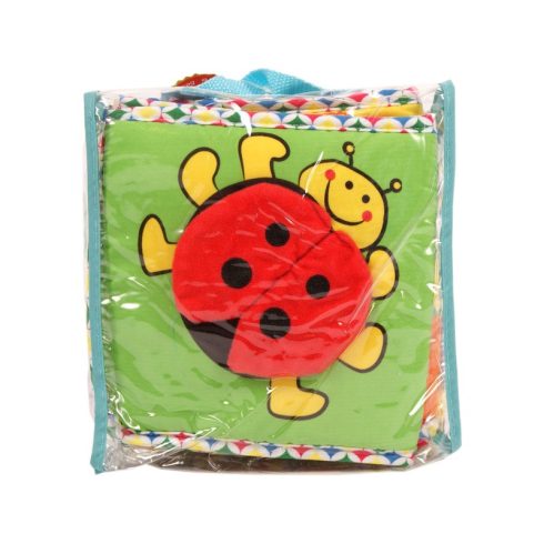 Textil babakönyv és rácsvédõ bébijáték