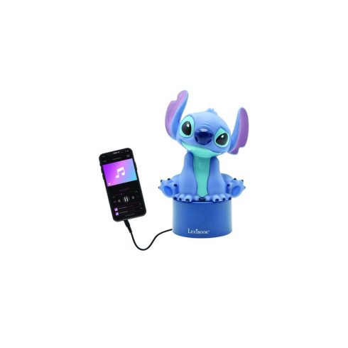 Éjszakai fényt adó Stitch figura és hangszóró