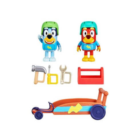 Bluey Gokart Készlet 2 Figurával