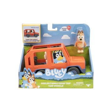 Bluey 4X4 Car With Chilli Figurával