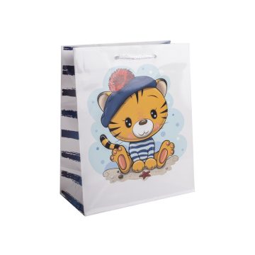 Papírtasak tigris sapiban 18*23 cm