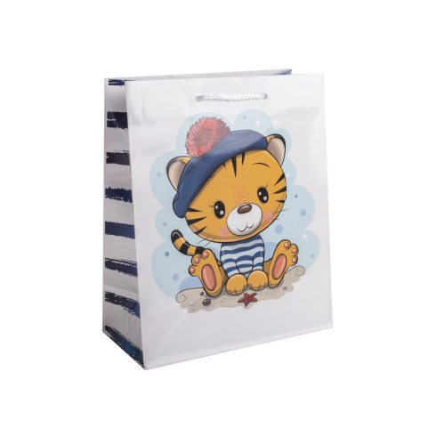 Papírtasak tigris sapiban 18*23 cm