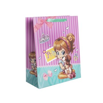 Papírtasak lány kutyával 18*23