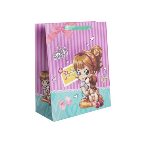 Papírtasak lány kutyával 18*23