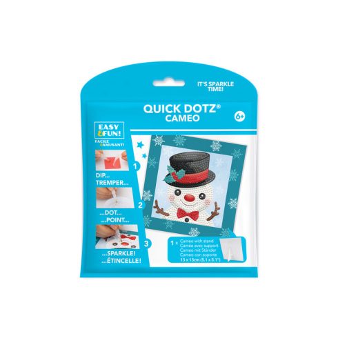 Diamond Dotz Quick Dotz képkészítõ Hóember