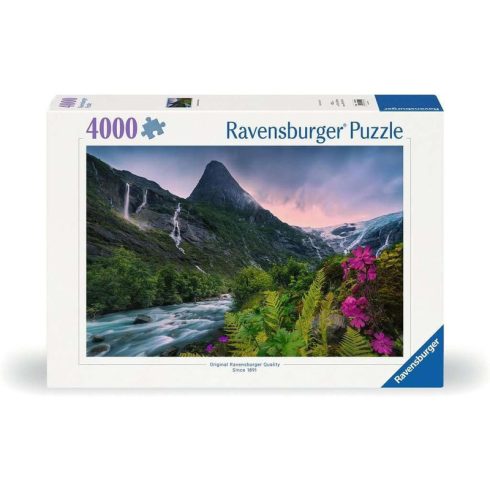 Puzzle 4000 db - Lenyûgözõ hegyek