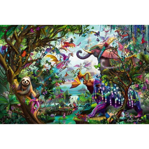 Puzzle 4000 db - Trópusi sárkányok