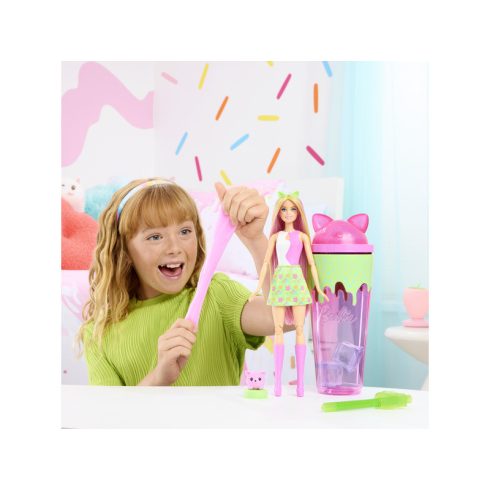 Barbie slime reveal állati buli - cica