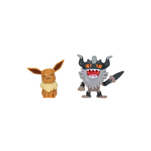 Pokémon figura csomag - Perrserker & Eevee 5 cm