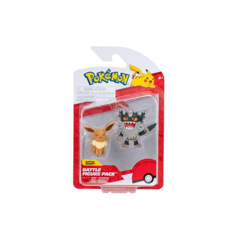 Pokémon figura csomag - Perrserker & Eevee 5 cm
