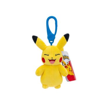 Pokémon kulcstartós plüssfigura - Pikachu 8 cm (nevetõ)