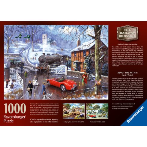 Puzzle 1000 db - Vonatállomás