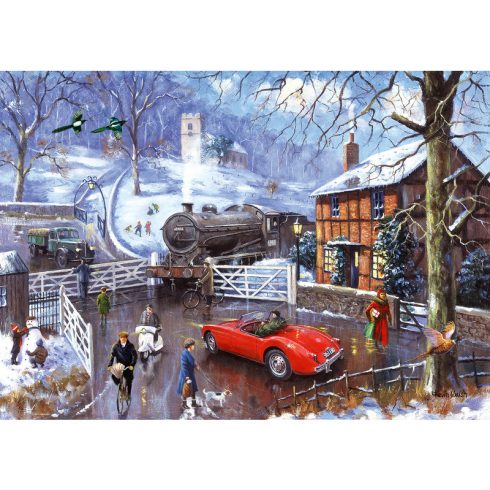 Puzzle 1000 db - Vonatállomás