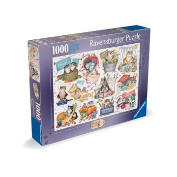 Puzzle 1000 db - Macska év