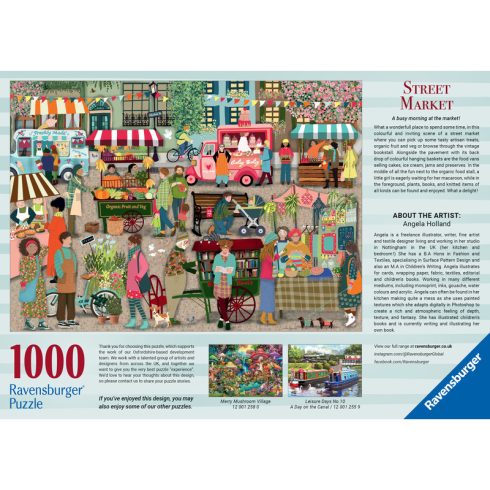 Puzzle 1000 db - Utcai piac