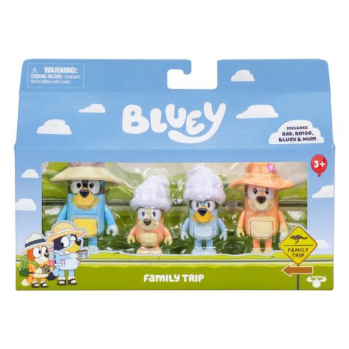 Bluey Szett Családi Utazás 4db
