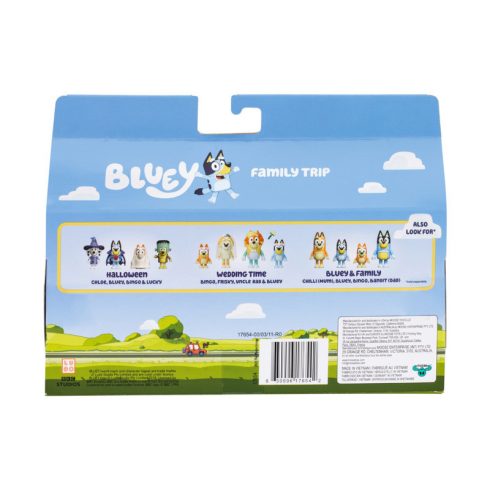 Bluey Szett Családi Utazás 4db