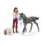 Schleich Horse Club Mrs.Kramer Csikóval