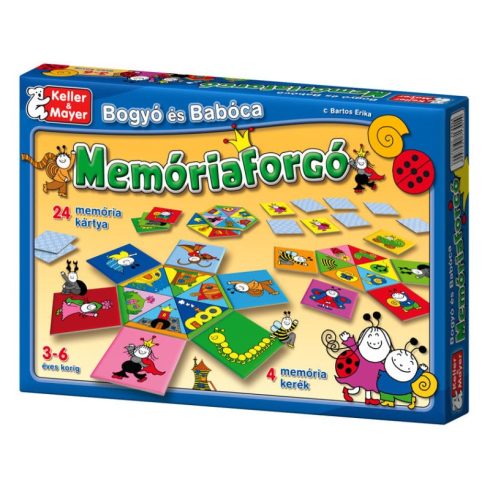 Bogyó és Babóca Memóriaforgó társasjáték