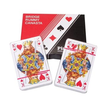 Klasszikus 2x55 lapos römi kártya