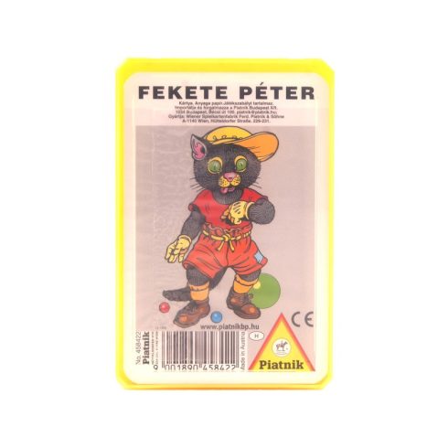 Fekete Péter állatos kártyajáték