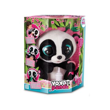 Yoyo panda interaktív plüssfigura - 40 cm