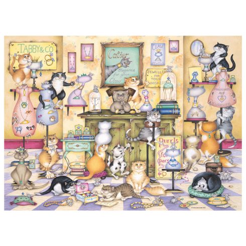 Puzzle 500 db - Õrült macskák