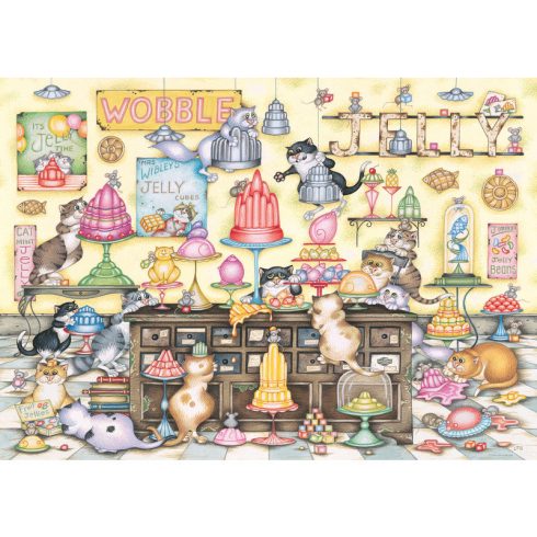 Puzzle 1000 db - Õrült macskák