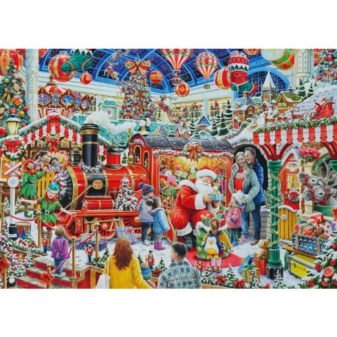 Puzzle 1000 db - A mikulás gõzöse