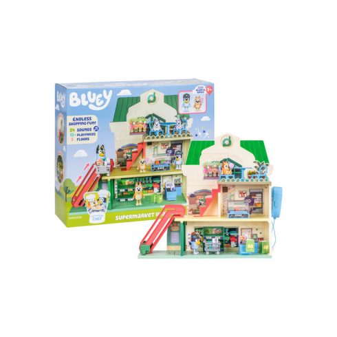Bluey Szupermarket Nagy Szett