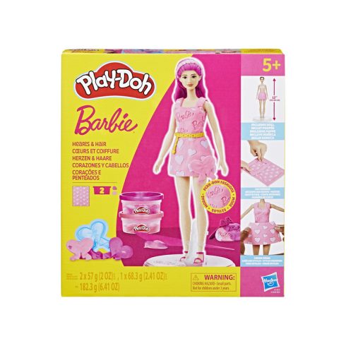 Play-doh Barbie szívek és hajkorona