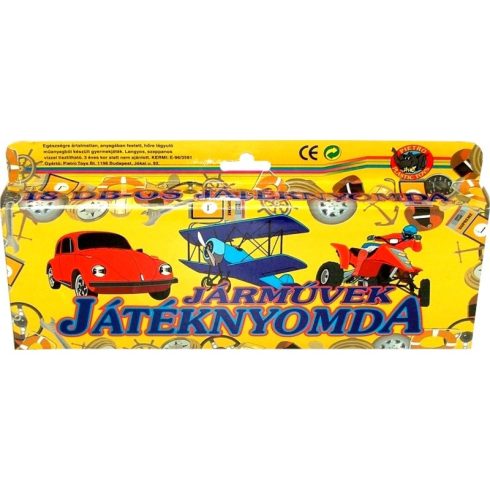 Jármûvek 18 darabos nyomdakészlet
