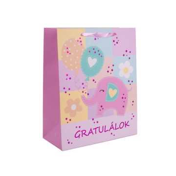 Papírtasak elefánt 26*32