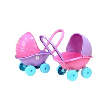 Ovális babakocsi 38 cm-es babához - többféle