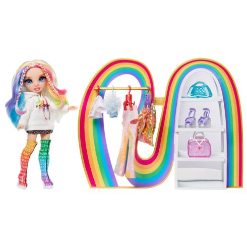 Rainbow High Amaya szivárvány gardróbja játékszett