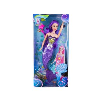 Világító sellõ baba - 30 cm, többféle