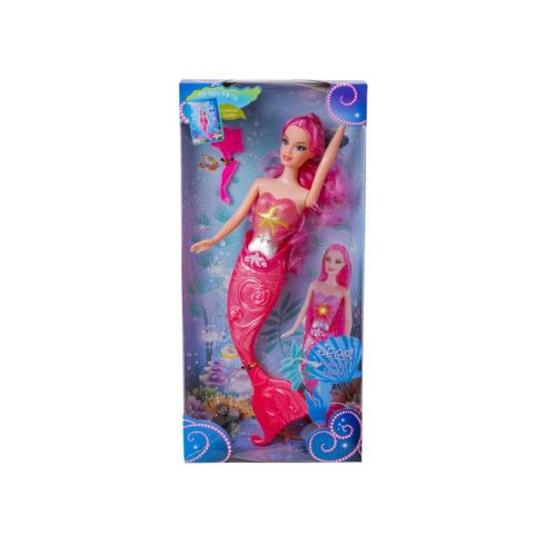 Világító sellõ baba - 30 cm, többféle