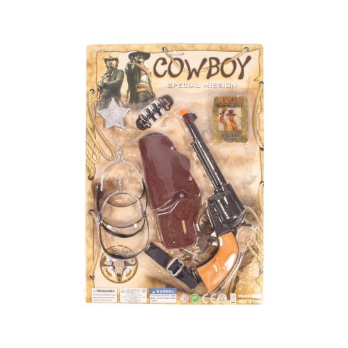 Cowboy fegyver és kiegészítõ készlet