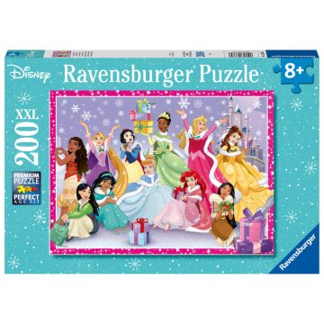 Puzzle 200 db - Disney hercegnők karácsony