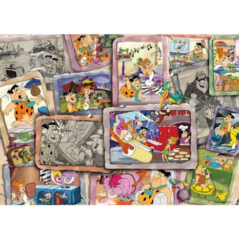 Puzzle 1000 db - Flinstonsék