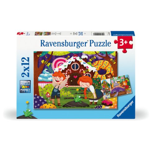 Puzzle 2x12 db - Mesék