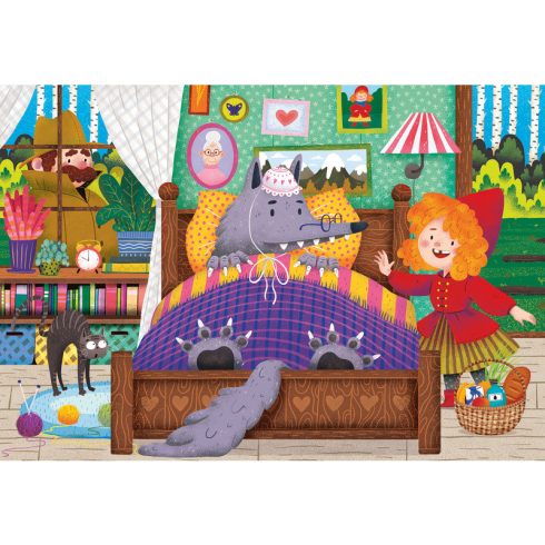 Puzzle 2x12 db - Mesék