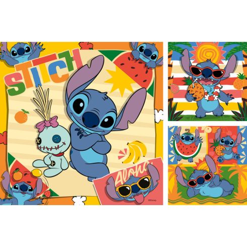 Puzzle 3x49 db - Stitch
