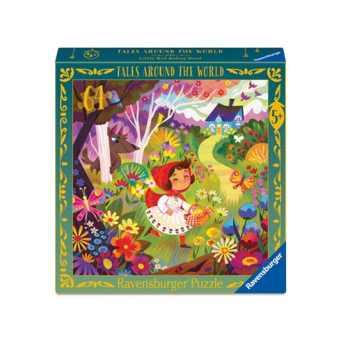 Puzzle 64 db - Piroska és a farkas