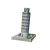 Puzzle 3D 216 db Iconics - Pisa világítós