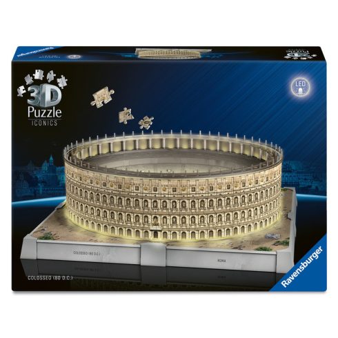 Puzzle 3D 216 db Iconics - Kolosszeum világítós