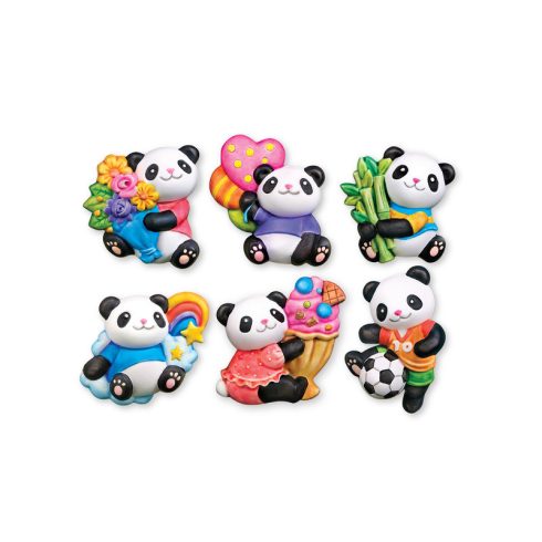 Gipszkiöntõ-Cuki panda mágnesek