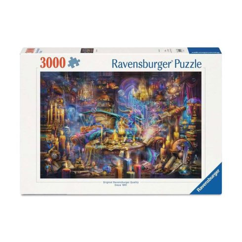 Puzzle 3000 db - A sárkány könyvtára