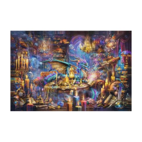 Puzzle 3000 db - A sárkány könyvtára